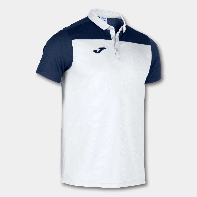 Joma Hobby II Polo (White/Dark Navy)