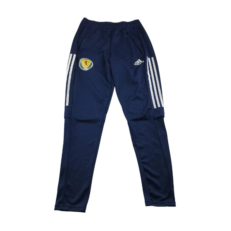 Adidas Sports Joggers Adult S Navy With 3 Stripes and Logos Scotland National Football Team