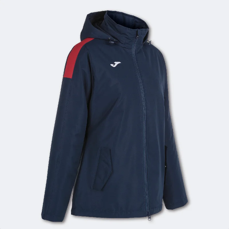 Joma Trivor Ladies Winter Jacket (Dark Navy/Red)