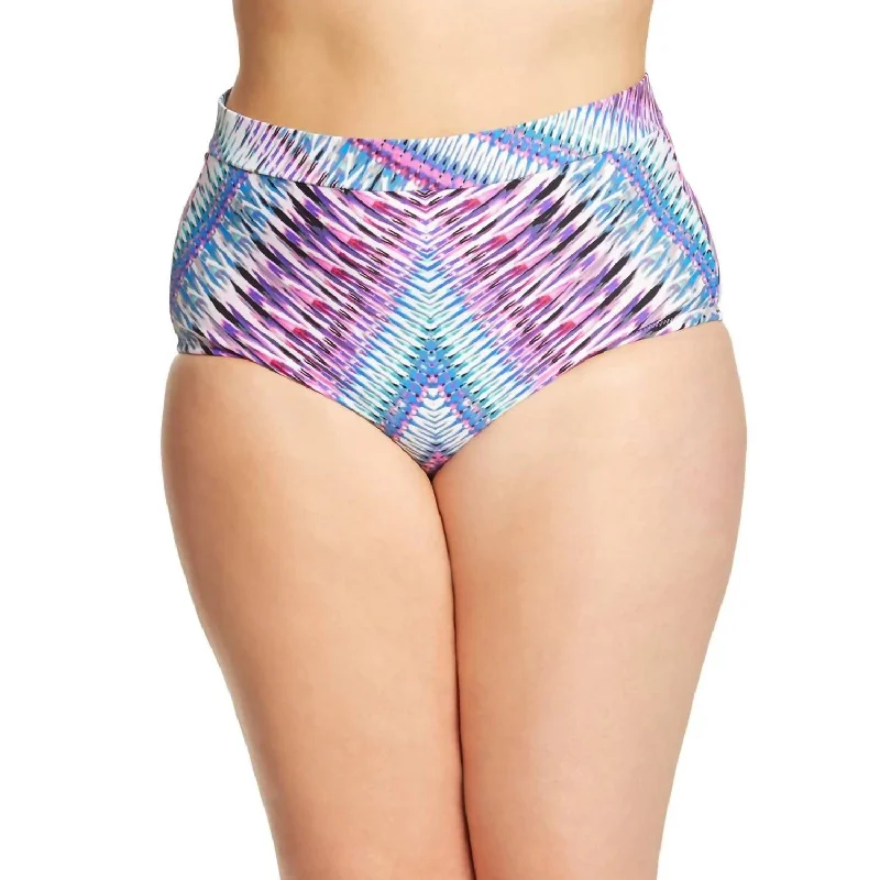 Women's Curve High Waist Bikini Bottom - Plus In Stolen Heart