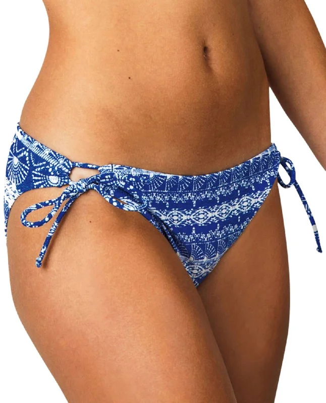 Women's Moderate Bikini Bottom In Tahiti Tide