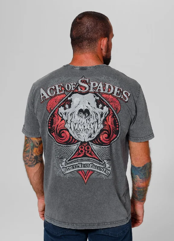 T-Shirt Denim Washed Ace Of Spades II