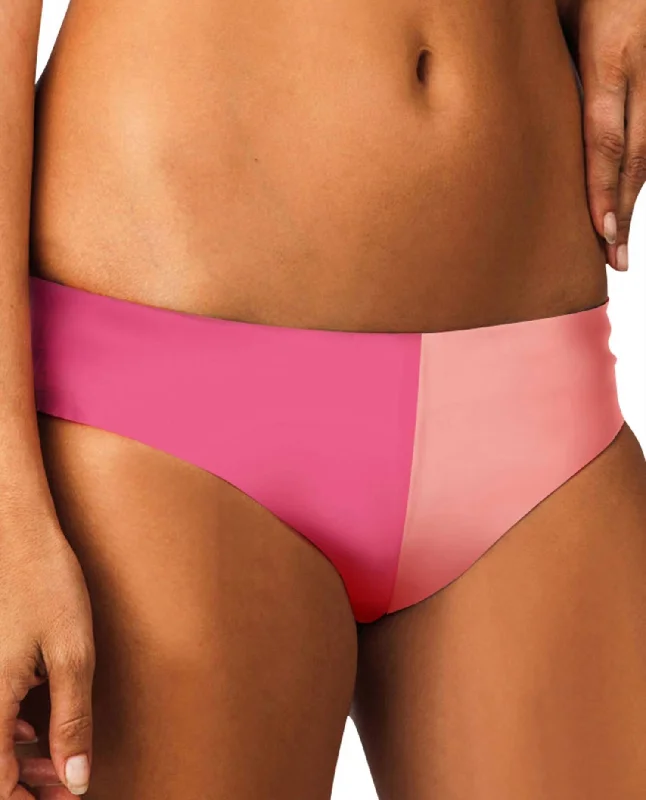 Women's Cheeky Hipster Bikini Bottom In Santa Cruz Pink