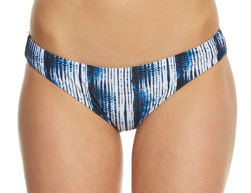 Women's Cheeky Hipster Bikini Bottom In Indigo Nights