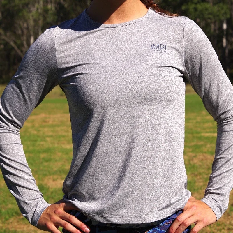 IMPI Long Sleeve Running Tee - Speckled Grey