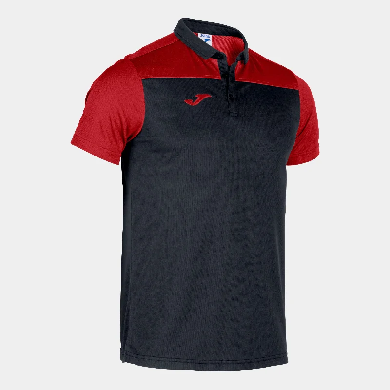 Joma Hobby II Polo (Black/Red)