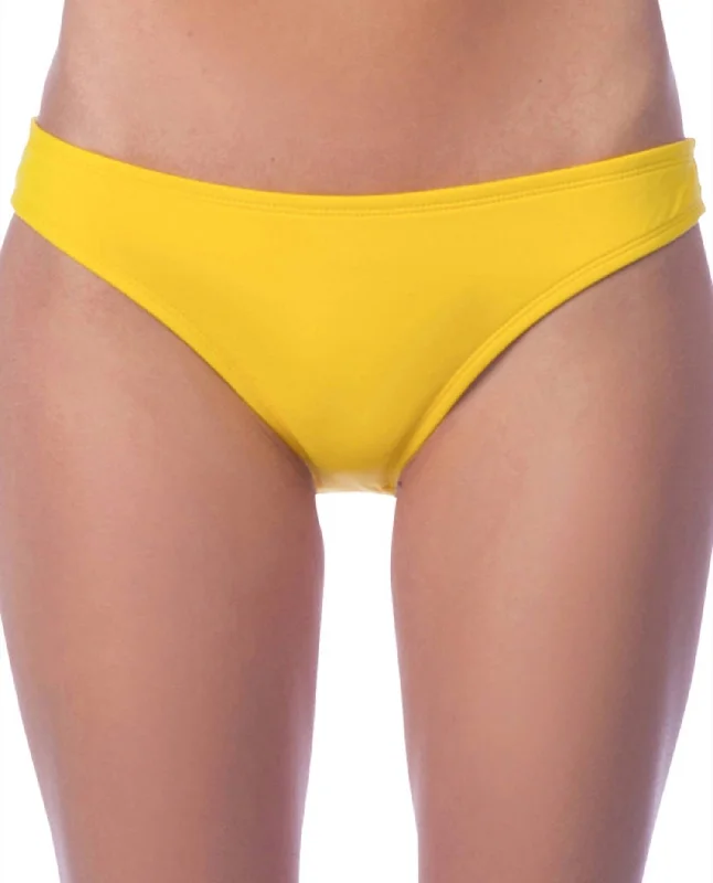 Hipster Bikini Bottom In Yellow