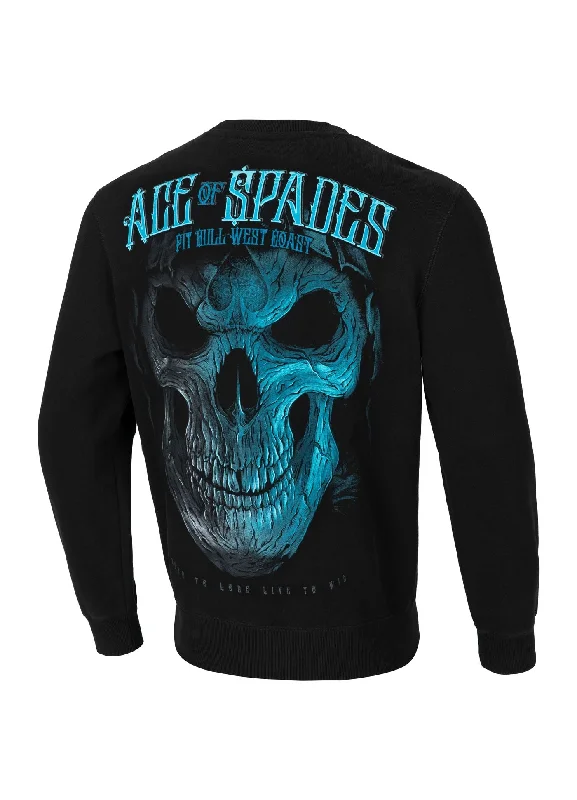 Men's Sweatshirt Blue Skull