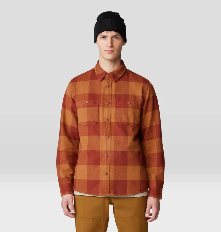 Men's Plusher Long-Sleeve Shirt - Iron Oxide Tatanka Check Print