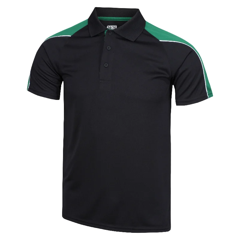 Customkit Teamwear IGEN Polo (Black/Bottle)