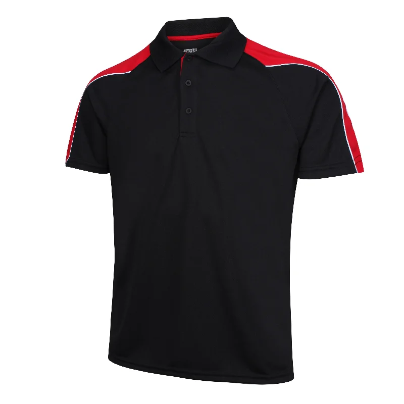 Customkit Teamwear IGEN Polo (Black/Red)