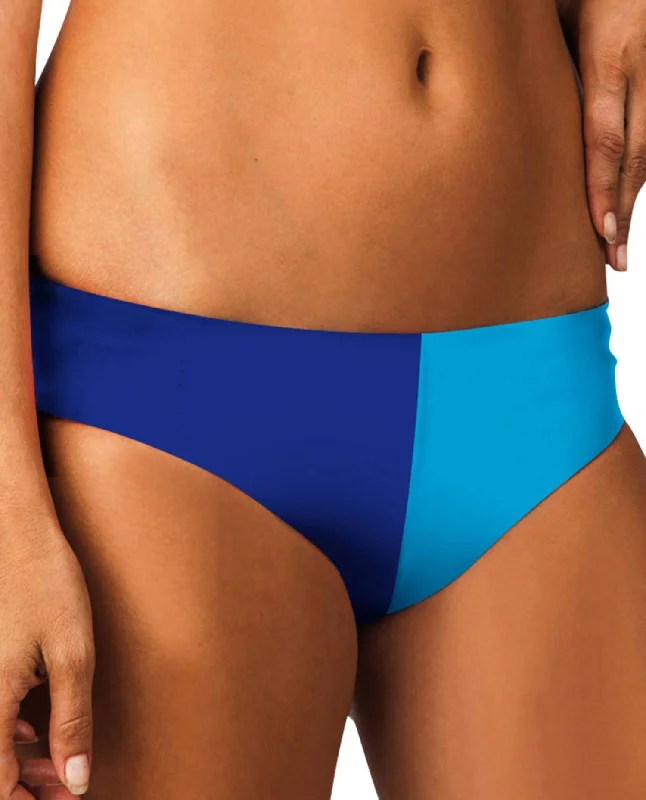 Women's Cheeky Hipster Bikini Bottom In Santa Cruz Blue