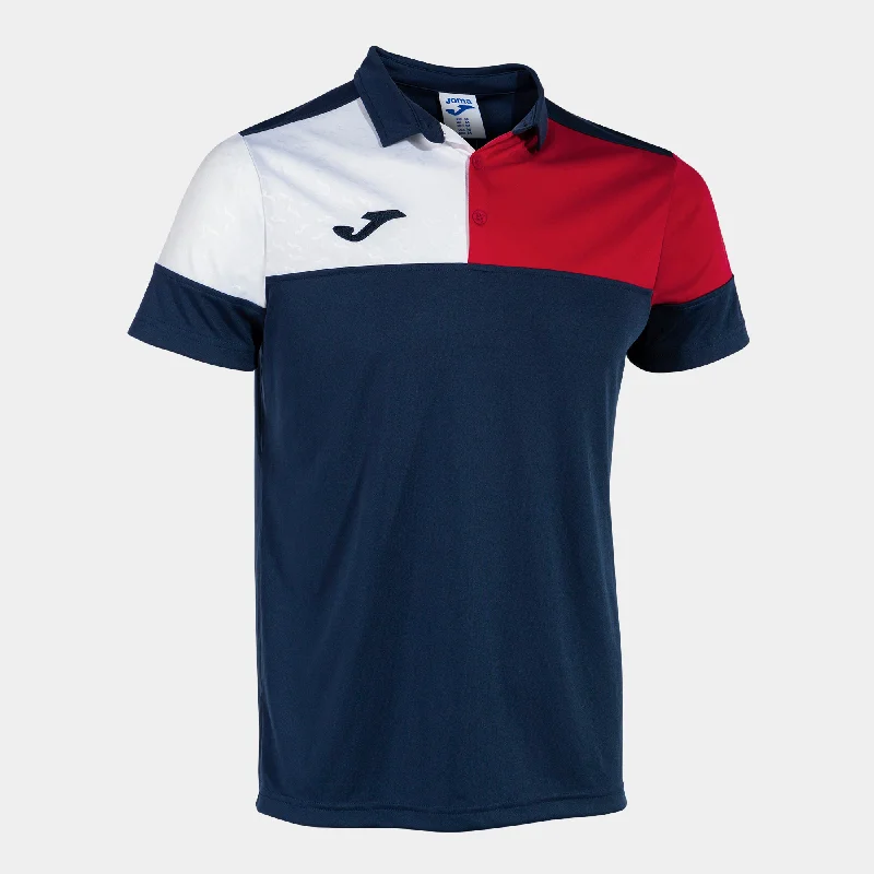 Joma Crew V Polo (Dark Navy/Red/White)