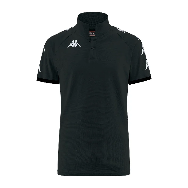 Kappa Caldes Polo Shirt (Grey Dk/Black)