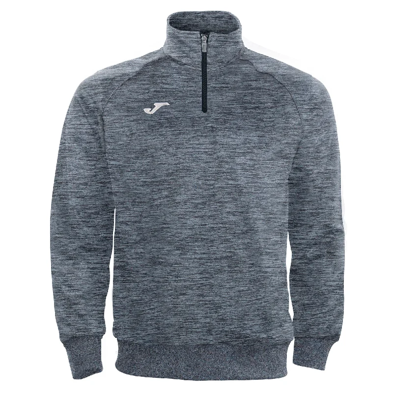 Joma Faraon 1/4 Zip Sweatshirt (Dark Melange)