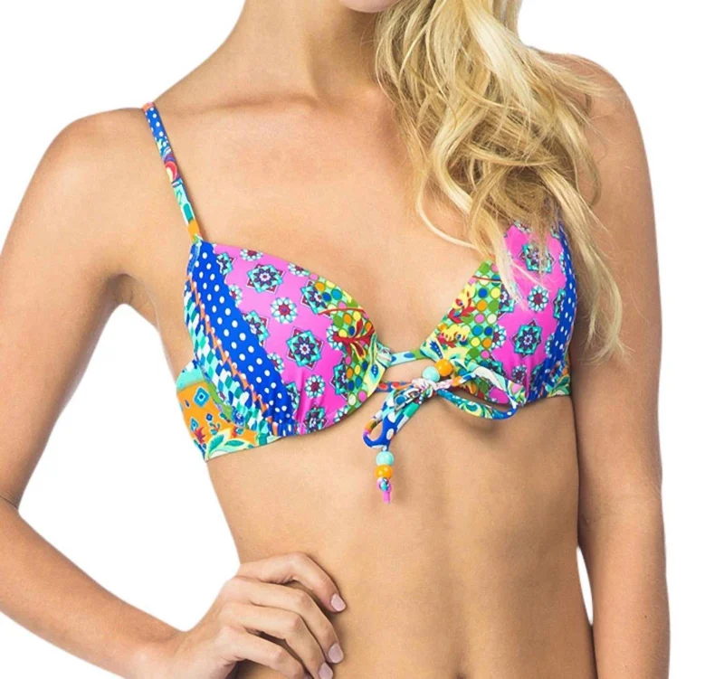 Underwire Bikini Top In Seam Weaver