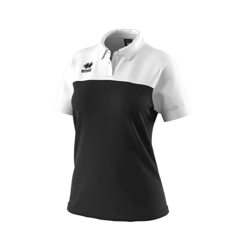 Errea Bonnie Polo Shirt (Black/White)