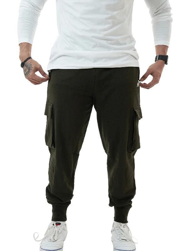 Olive Green The Ultimate Cargo Joggers