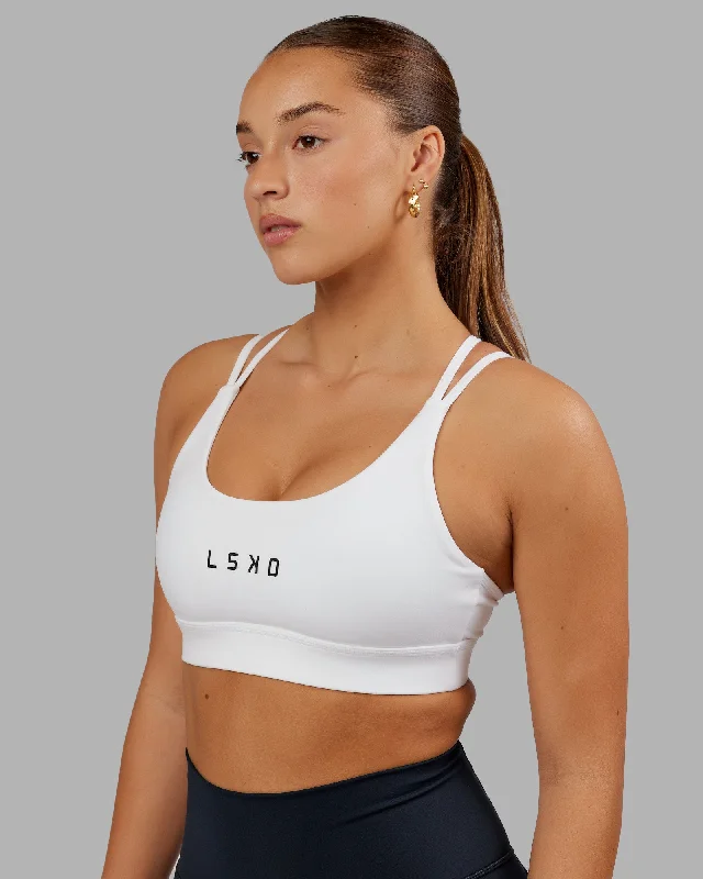 Bridge Sports Bra - White