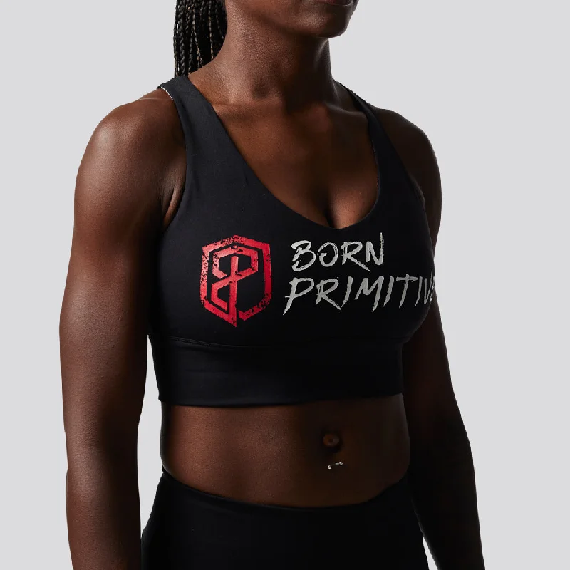 X-Factor Sports Bra (Brand Strength-Black)