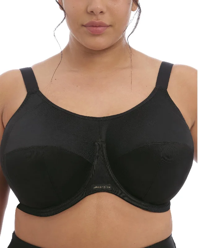 Elomi Energise Underwire Sports Bra (More colors available) - Black