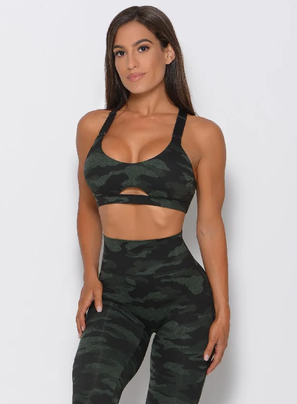 Fit Camo Sports Bra