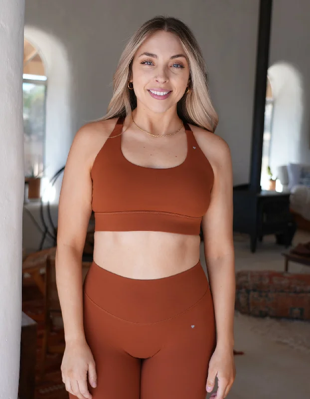 Impact Sports Bra - Terracotta