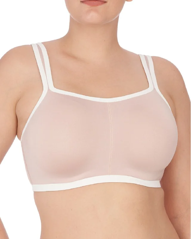 Natori Yogi Contour Convertible Sports Bra (More colors available) - 731050 - Light Mocha / Ivory