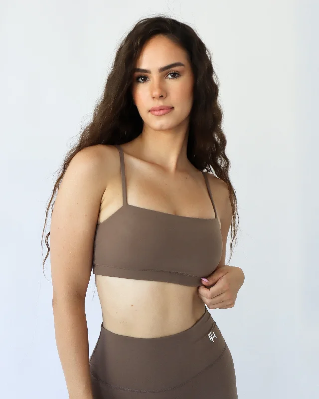 Bandeau Sports Bra - Oak