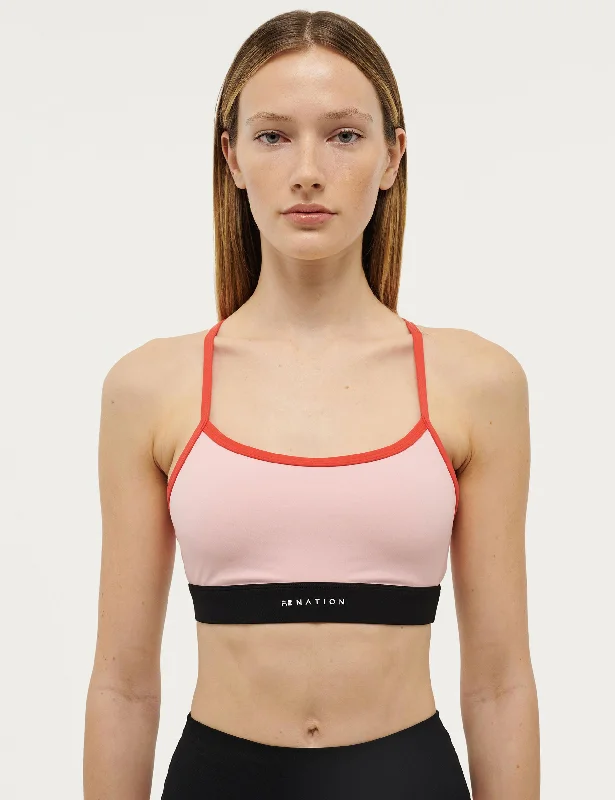 Signature Sports Bra - Crystal Rose