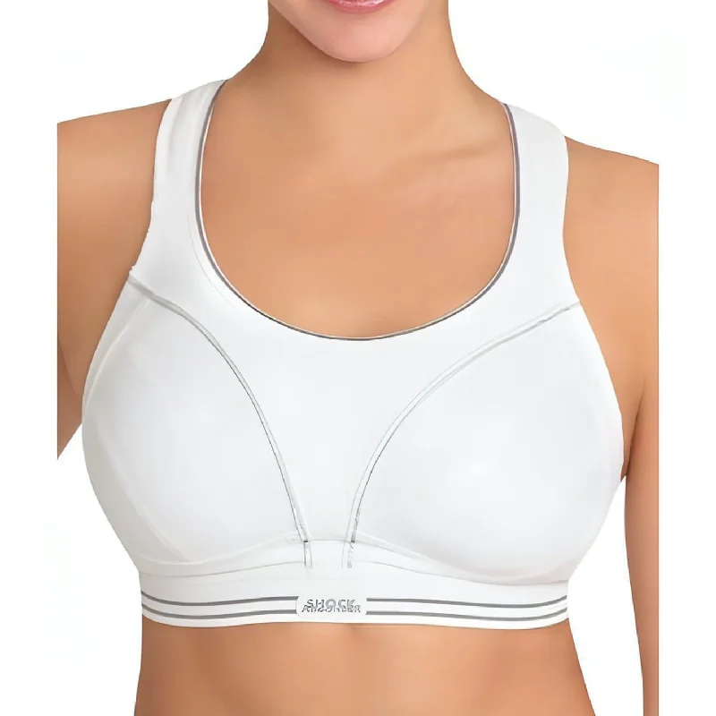 Shock Absorber Ultimate Run Womens Sports Bra - White