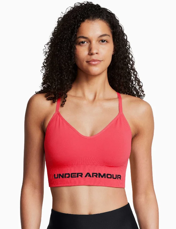 Vanish Seamless Low Sports Bra - Racer Red/Black