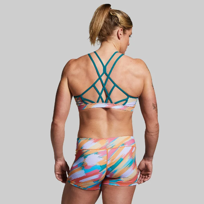 Warrior Sports Bra (Brushstroke)