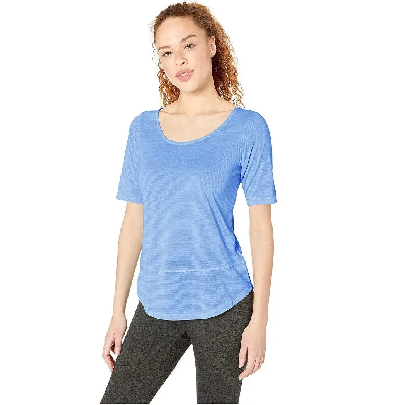 Columbia Women's Plus Anytime Casual Short Sleeve Shirt Blue Size Extra Large - X-Large