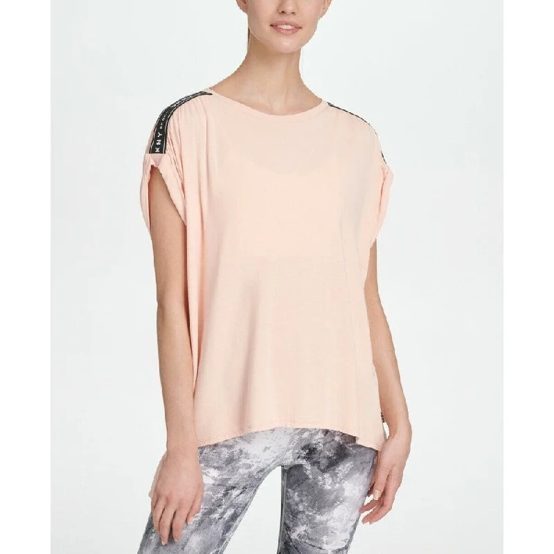 DKNY Women's Sport Relaxed T-Shirt Pink Size Extra Large - X-Large