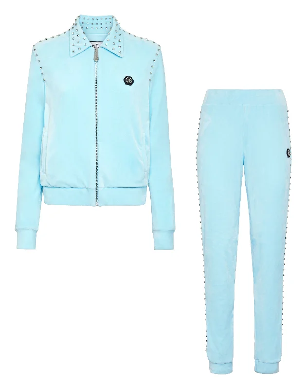 TRACKSUIT: ZIP-UP JACKET + JOGGING PANTS STONES